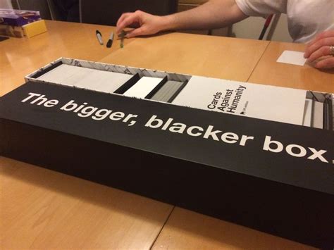 cards against humanity the bigger blacker box|dice n board bigger blacker box.